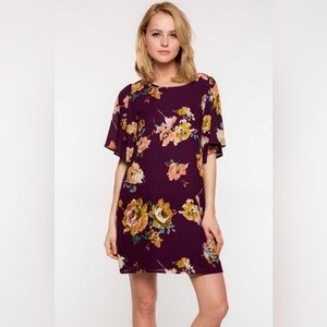 Floral Purple Dress